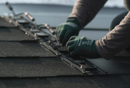 solar roof installation, Newnan